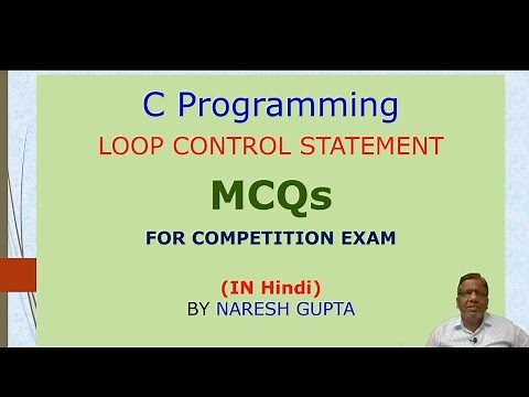 MCQ's on Loop Control Statement | MCQ's for Competitive Exam
