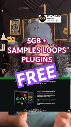 5GB+ Samples Loops Plugins Free 💥 #freevst #jayawisdom #musicproducer