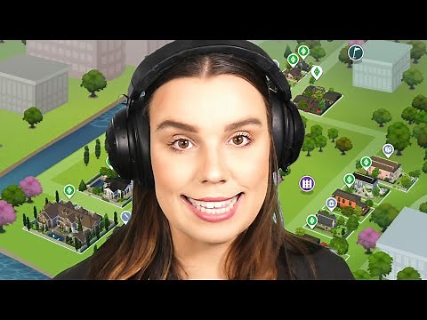 I rebuilt Newcrest (Sims 4 save game download, NO CC)