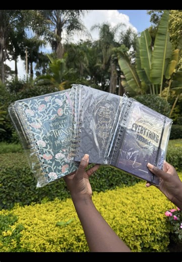 $12 Wirebound Journals with Elastic Closure available! Guide your mind as you journal your thoughts, prayers or devotions. Call/Whatsapp: 263 78 014 7425 #hisname #zimstore #onlinechristianstore #zimtiktok #journaling