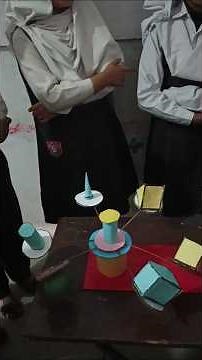 Math Working Model On Surface Area | Students Project | Mathematics