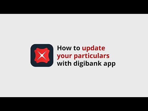 DBS digibank app – How to update your particulars