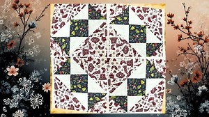 Hour Glass Christmas Cracker Quilt Block - Etsy Canada