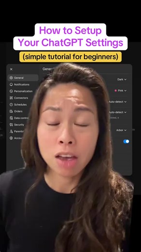 Sabrina Ramonov 🍄 on Instagram: "Comment 'Sabrina' to get FREE AI prompts, courses, & automations! Step-by-step tutorial how to set up and customize your ChatGPT settings and preferences. There’s lots of options and especially don’t miss disabling using your conversations for training purposes if you’re on a paid plan. - how do I set up ChatGPT settings or preferences? - how do I customize your personalized ChatGPT? - step-by-step tutorial on changing ChatGPT settings? ##chatgpt##sabrinaramonov