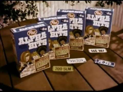 Alpha-Bits Cereal 'License Plate' Commercial (1975)