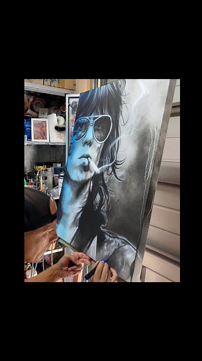 KEITH RICHARDS #therollingstones christianchapmanart.com #portraitartist | Christian Chapman Art