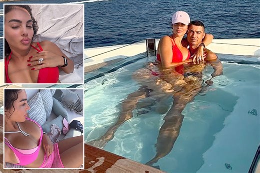 Georgina Rodriguez stuns in bikini on sun-kissed yacht holiday with Ronaldo