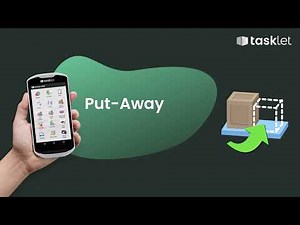 Put away with Tasklet Mobile WMS