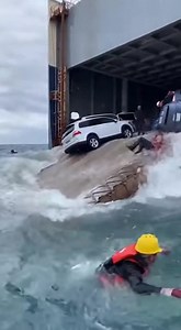 Car Carrier Accident Loaded Ship Goes Down at Sea #boat #shipping #ship #cars #accident #ocean #fypviral #viralvideoシ | RUR TURBO