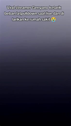 Gerryano Terluka Saat Live Streaming di Gym