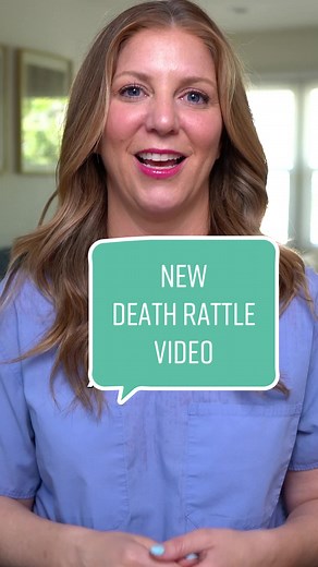Death rattle explained. #hospicenursejulie #hospice #deathrattle #terminalillness #learnontiktok #education #nursesoftiktok #nurse