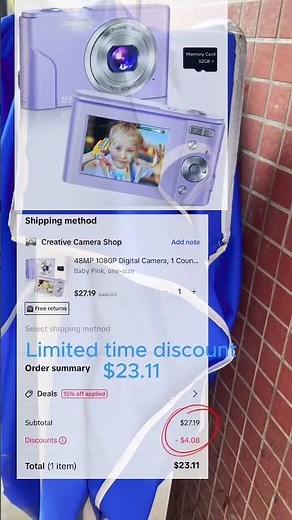 Compact camera for capturing moments on the go