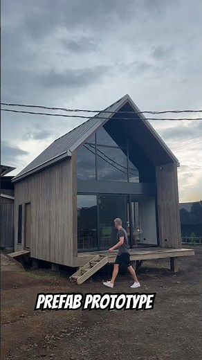 Prototype Alert! First Look inside the new A frame Series!! #hometour #prefabhouse #modularhome