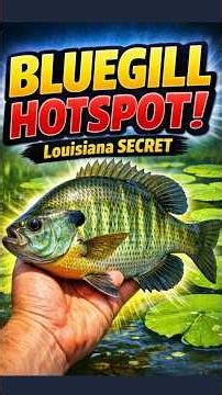 Louisiana Bluegill Fishing SECRET Spots! (Catch MORE FAST