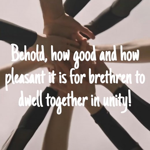 A presentation of Psalm 133:1. #christian #bible #unity | Cogitations Radio Podcast | Facebook