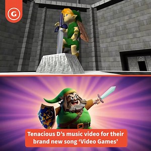 69K views · 2.1K reactions | Jack Black's band Tenacious D just released its first new song in 5 years, and the music video is stuffed with iconic video game references! | GameSpot | Facebook