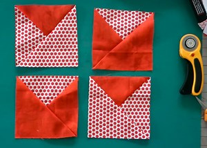 Digital Download: Quarter Square Triangle (four at a Time) Cheat Sheet - Etsy