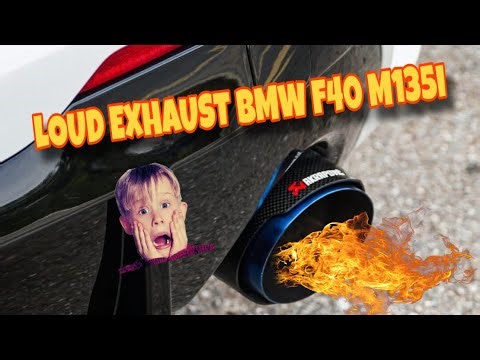 Full Set Exhaust Valvetronic BMW F40 M135I - BURBLES STOCK VERY LOUD