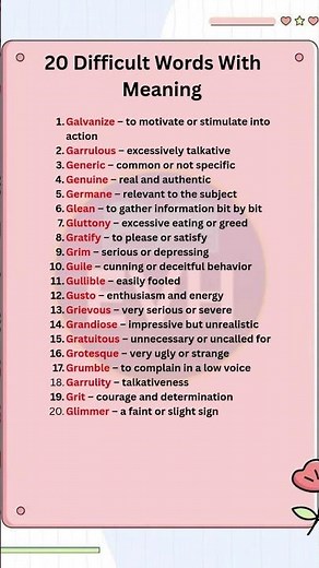 20 Advanced English Words Starting with G | Vocabulary for IELTS, Banking, SSC & Defence
