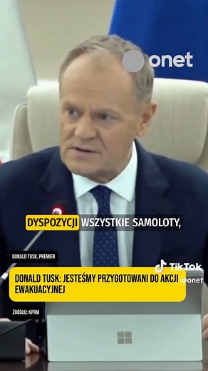 Donald Tusk o ewakuacji z Iranu