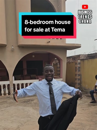 8-bedroom house for sale at a cheap price at Tema Golf city #ghana #house #houseforsale #businesstrendsghana
