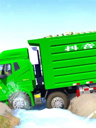 Spintires: MudRunner -SHACMAN DELONG X3000 Towing a Truck on a Snowy Road Ep 510