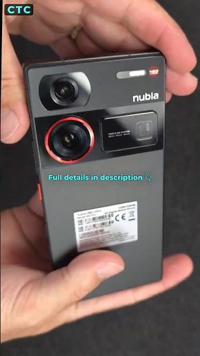 Nubia Z60 Ultra looks futuristic 👀
