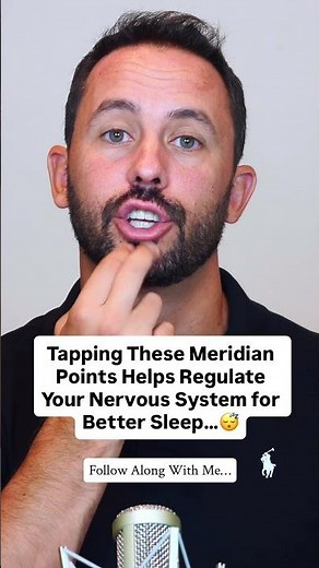 Tapping These Meridian Points Helps Regulate Your Nervous System...