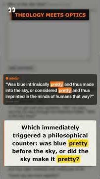 Why is the sky blue? 64 #HackerNews comments arguing #physics vs #God #science