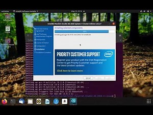 Installation of parallel studio 2020 update 4 including both the 64-bit and 320bit libraries