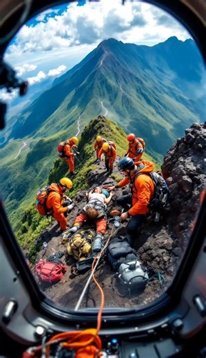 Urgent Rescue Mission in Difficult Terrain