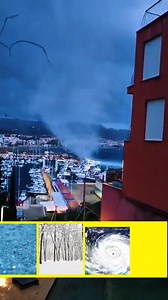 A damaging waterspout impacted Puerto de Mazarrón, in the Murcia region of Spain, on December 28, 2025, as severe weather affected the western Mediterranean. 🌊 Severe Marine Weather The waterspout developed over coastal waters before moving close to shore, producing strong winds and turbulent sea conditions along the coastline. 🚧 Damage and Disruptions Initial reports indicate damage to coastal infrastructure, boats, and nearby properties. Emergency services responded to assess impacts and sec