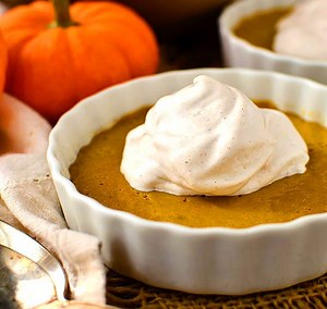 Crustless Pumpkin Pie - Gluten Free   Ultra Creamy