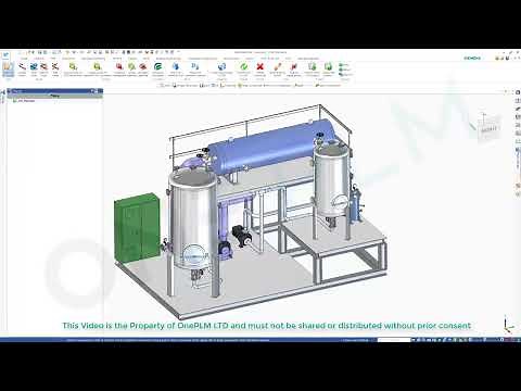 Solid Edge 2022 Modular Plant Design and P&ID Demonstration and Explanation