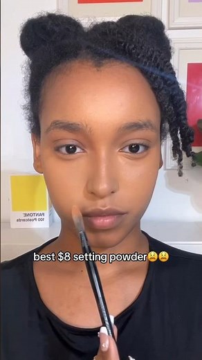 THE BEST $8 SETTING POWDER: WET N WILD😫🤭 #makeup #relatable #shorts #settingpowder #basemakeup