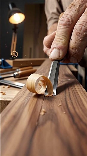 Wood Carving with the Mini Electric Chisel 🪚✨