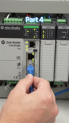 Allen-Bradley ControlLogix PLC Programming – Step 4 | Program Verification & PLC Communication