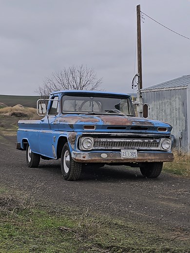 They Don’t Build Trucks Like This Anymore. 1964 Chevy C10 Restoration is on YouTube at The Garage R&R. #trucktok #patinatruck #restorationproject #chevyc10 #farmtruck
