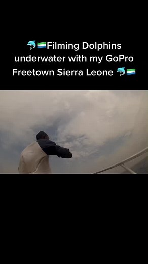 Filming Dolphins Underwater with a GoPro in Sierra Leone