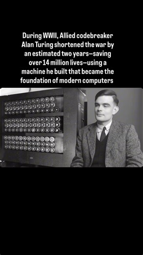 Alan Turing didn’t just crack Nazi codes #warstories #history #documentaryreel #ww2 #viralhistory
