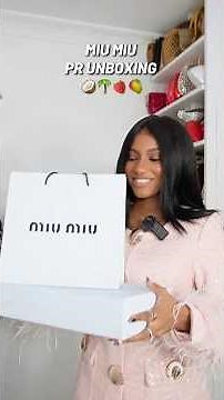 MIU MIU PR UNBOXING