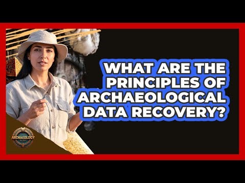 What Are the Principles of Archaeological Data Recovery?