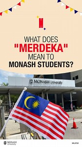 37K views · 276 reactions | Selamat Hari Merdeka!  Our students share what "Merdeka" means to them. ✨ Read more here: https://monashmalaysia.info/4cMWCRB #MonashMalaysia #MYMonashMerdeka #Merdeka2024 #Merdeka | Monash University Malaysia | Facebook