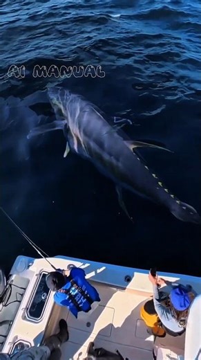 Massive Tunas Went Wild Next to the Boat—While He Couldn’t Even Reel In #amazing #fishing #tuna