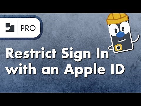 How to Restrict Sign In with an Apple ID in Jamf Pro