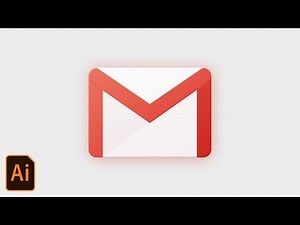 Gmail App Icon Design Tutorial - Illustrator CC 2018