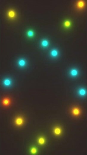 Satisfying pendulum wave - mesmerizing rainbow color lights - relaxing music #pendulumwave