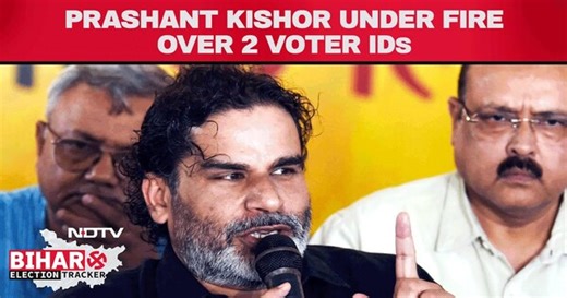 Prashant Kishor Voter ID Row | "Arrest Me If...": Prashant Kishor To Poll Body On Dual Voter Entries