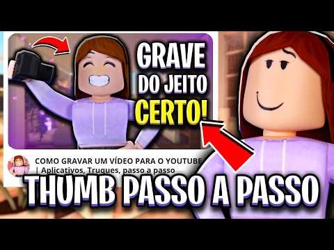 COMO FAZER UMA THUMBNAIL DE ROBLOX 3D | Parte 1