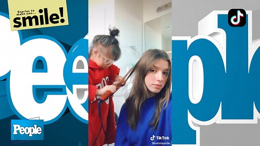 Adopted Little Girl With Down Syndrome Becomes TikTok Sensation for Doing Her Big Sister’s Hair
